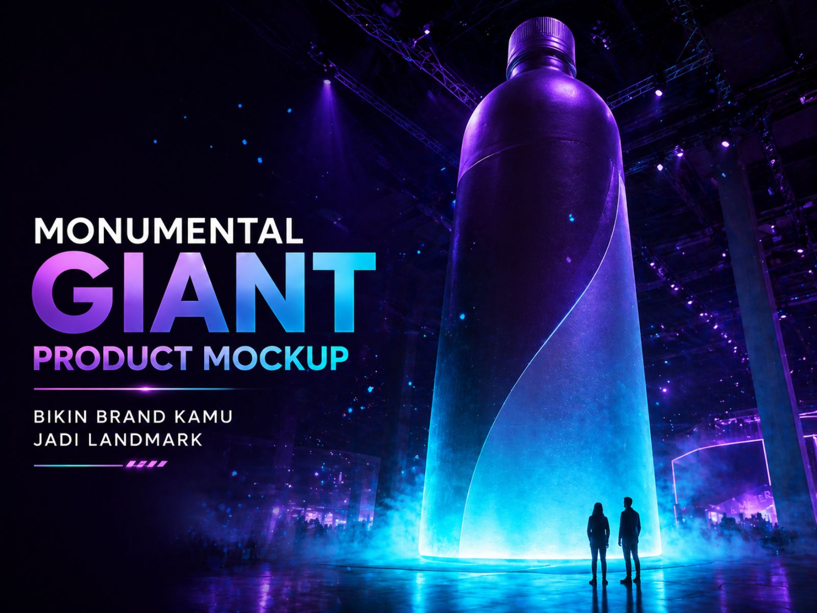 Giant Mockup untuk Pameran dan Brand Activation