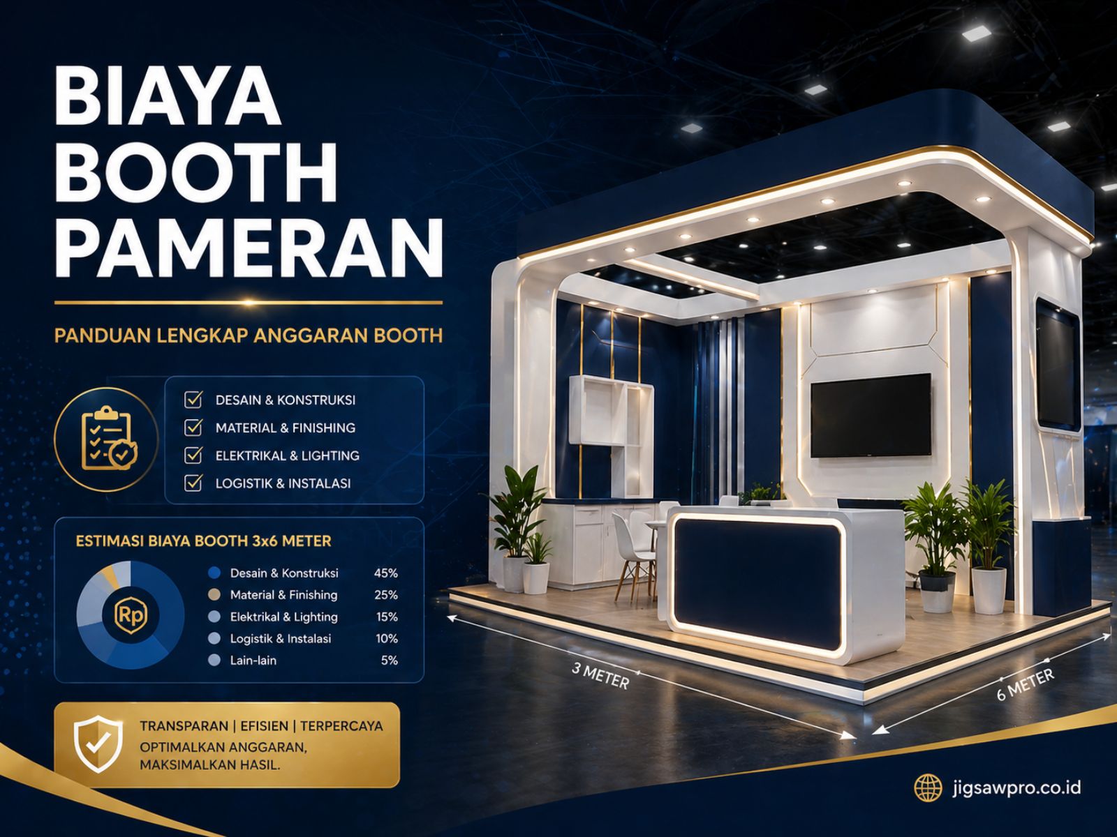 biaya booth pameran