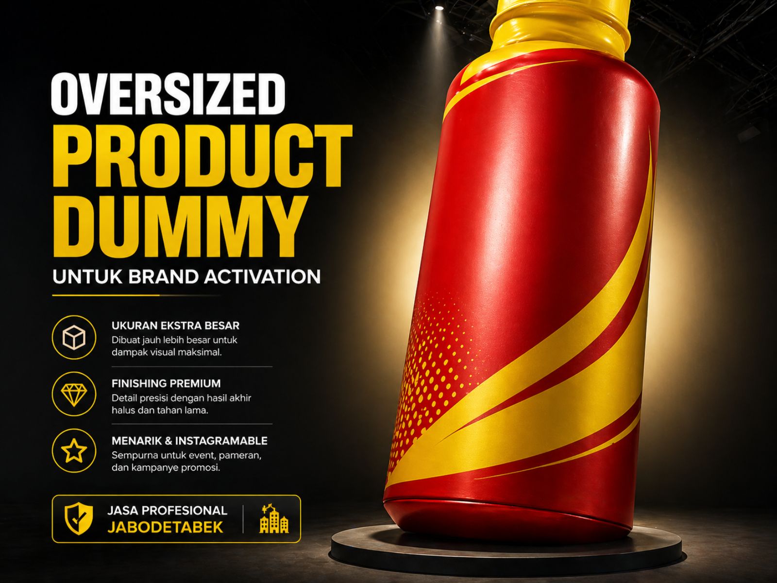 dummy produk brand activation